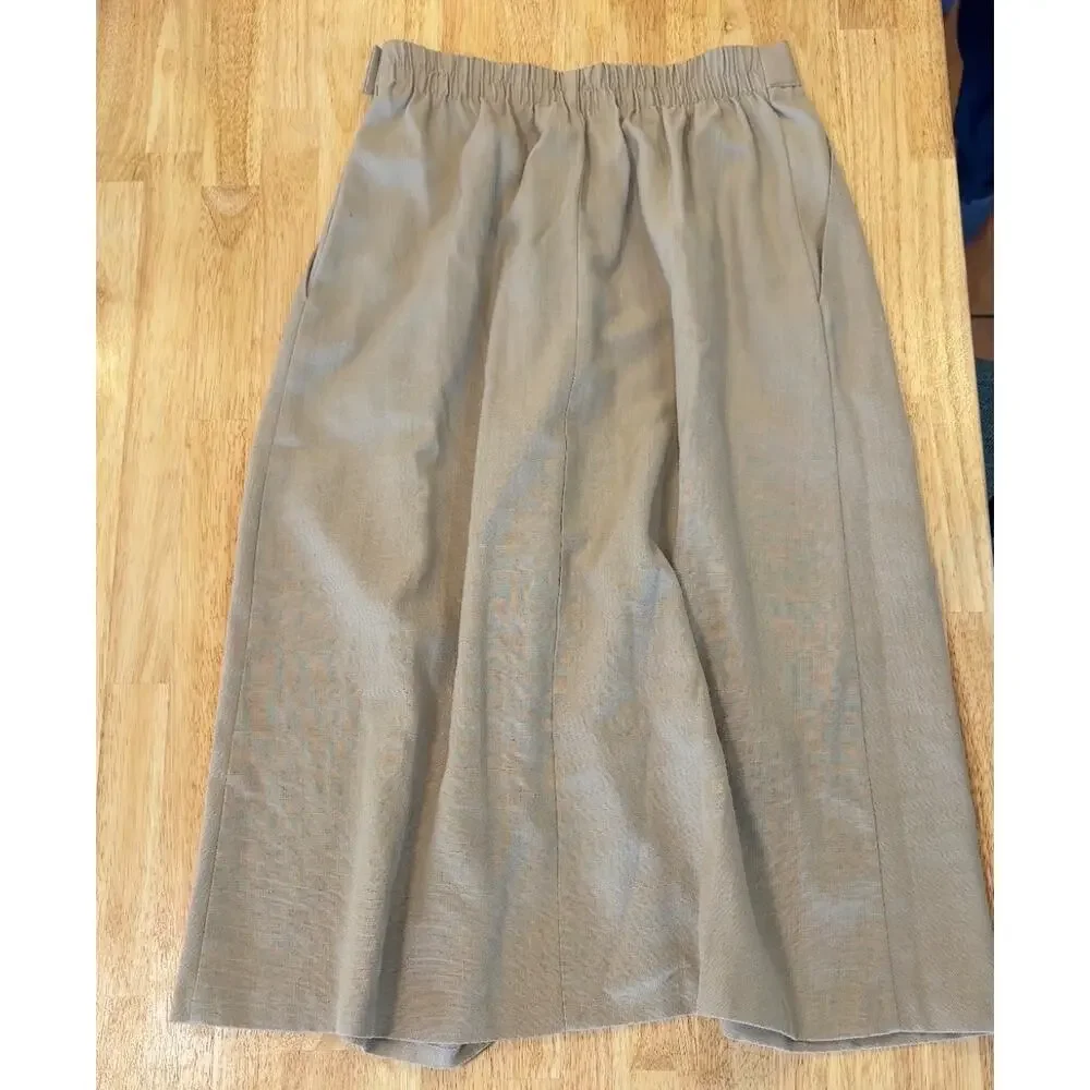 Requirements Vintage Tan Skirt‎ sz 9/10